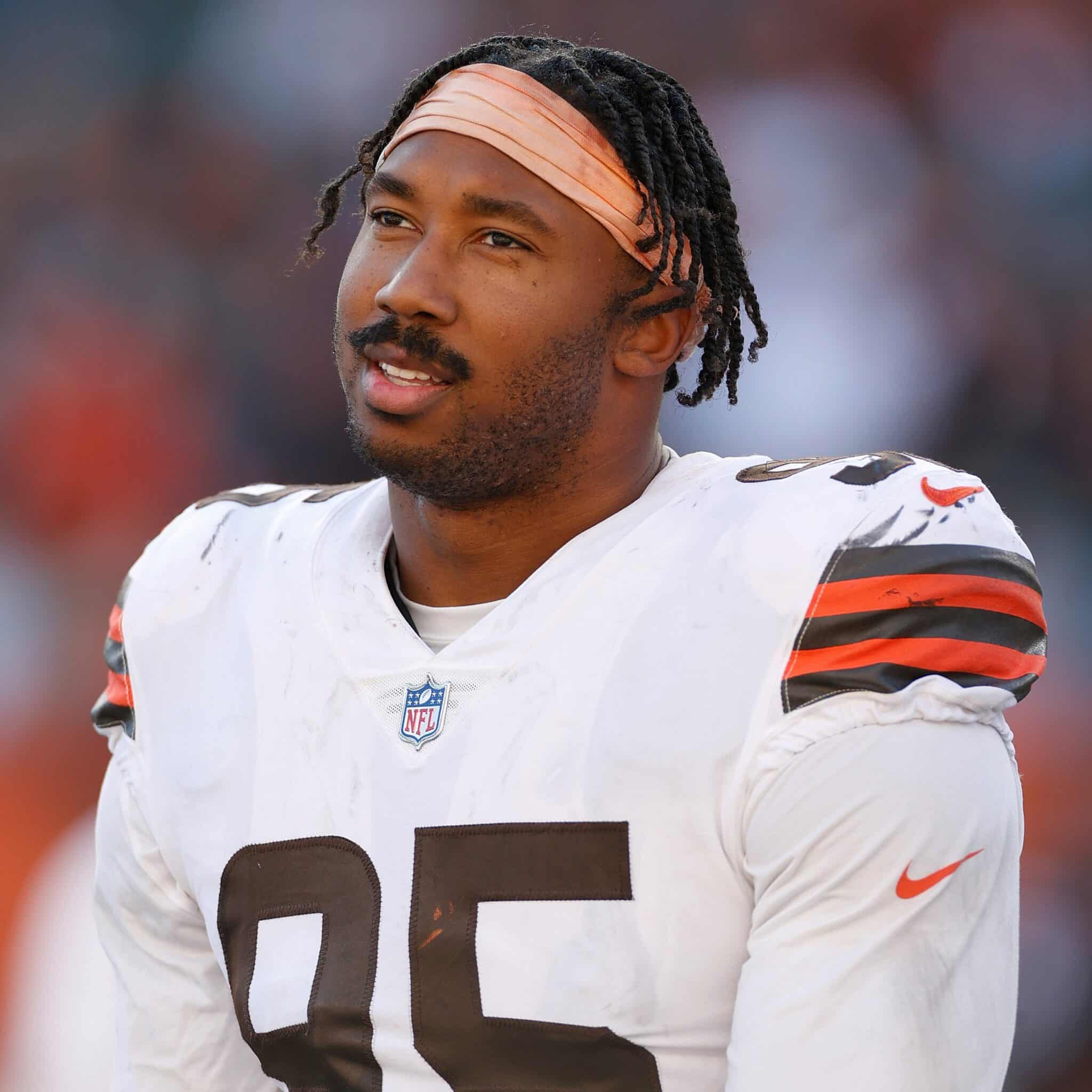 Myles Garrett Foto: Reprodu&ccedil;&atilde;o/Twitter/@NFL