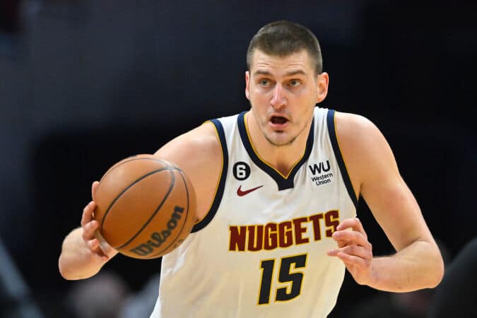 O piv&ocirc; do Denver Nuggets, Nikola Jokic.