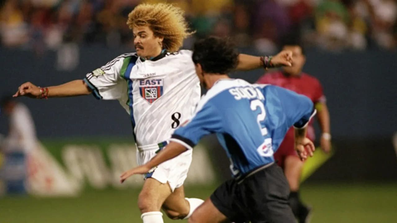 Carlos Valderrama na MLS (Foto: MLS/Divulga&ccedil;&atilde;o)