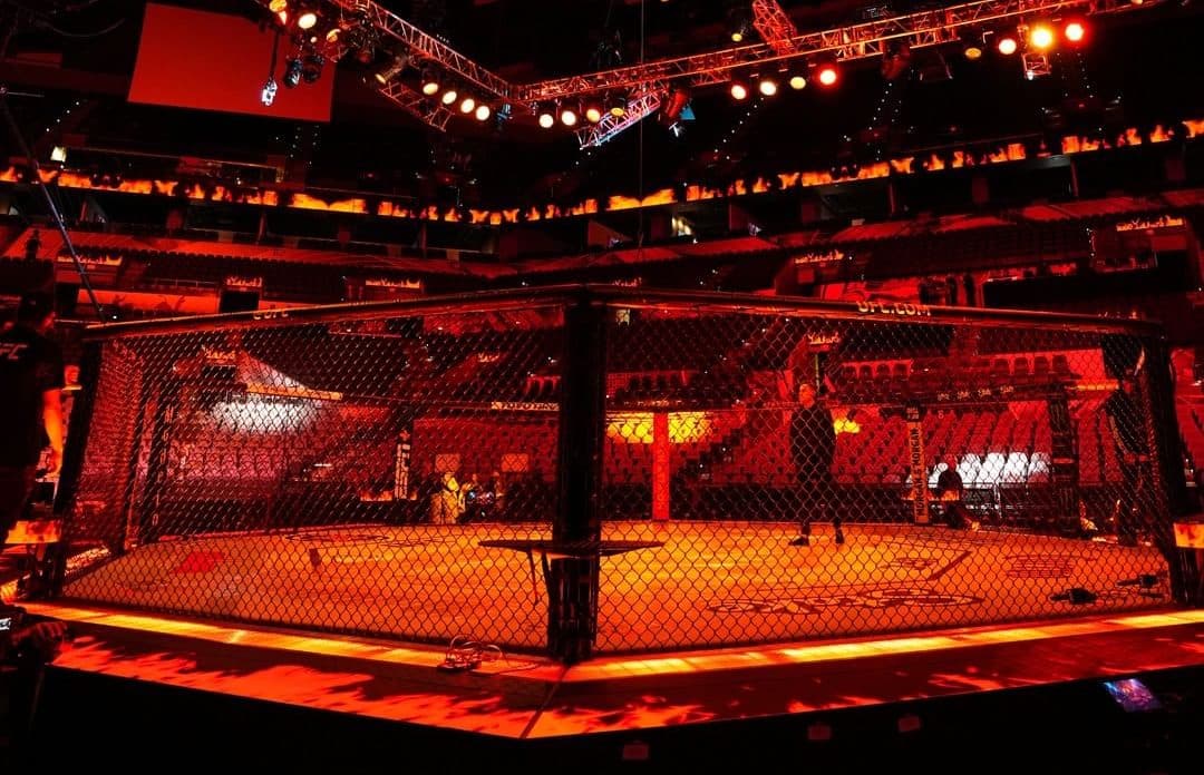 Octógono do UFC San Antonio. Foto: Reprodução/Instagram/@ufc
