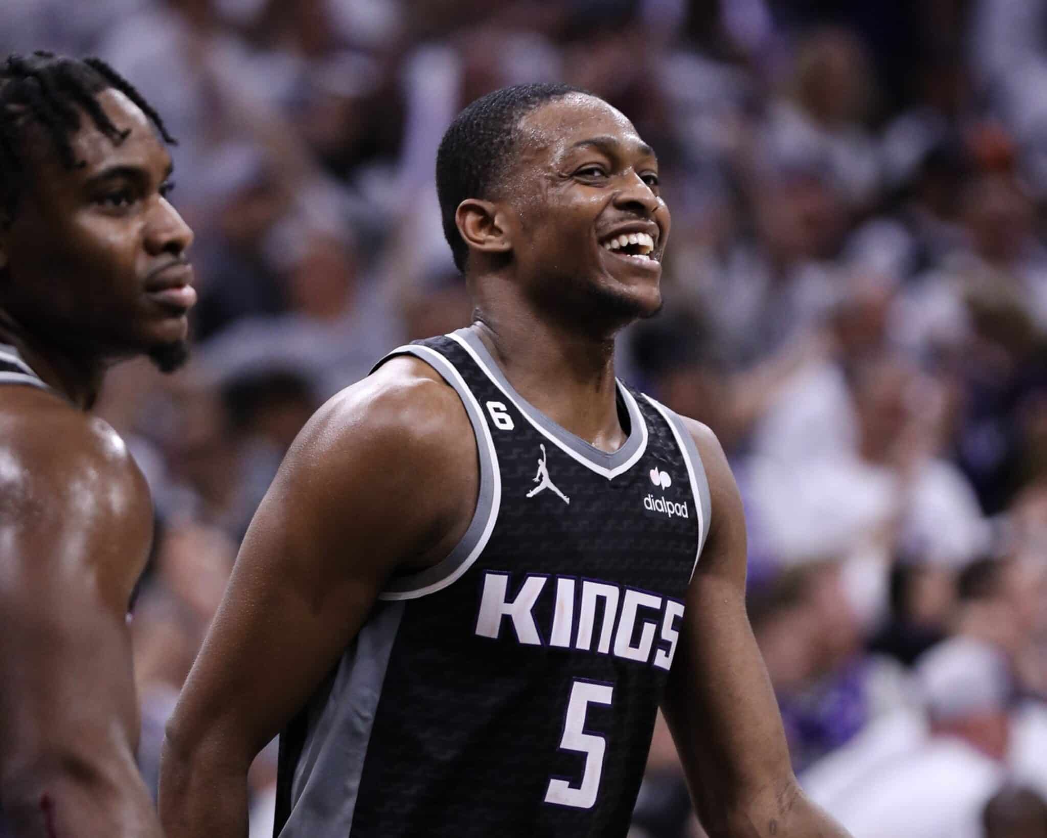 De'AaronFox, Kings, NBA Playoffs. Foto: Reprodu&ccedil;&atilde;o/Twitter/@SacramentoKings