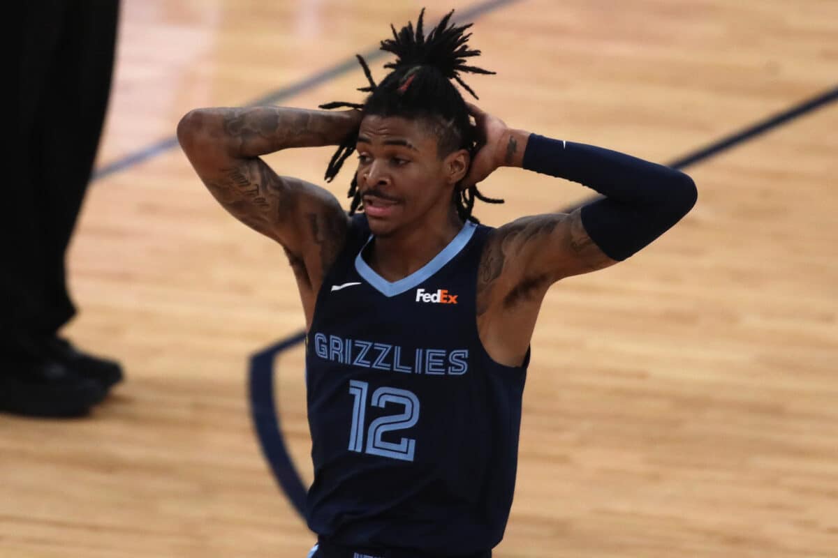 NBA: &lsquo;Estou esperando o pior&rsquo;, diz comiss&aacute;rio da liga sobre Ja Morant