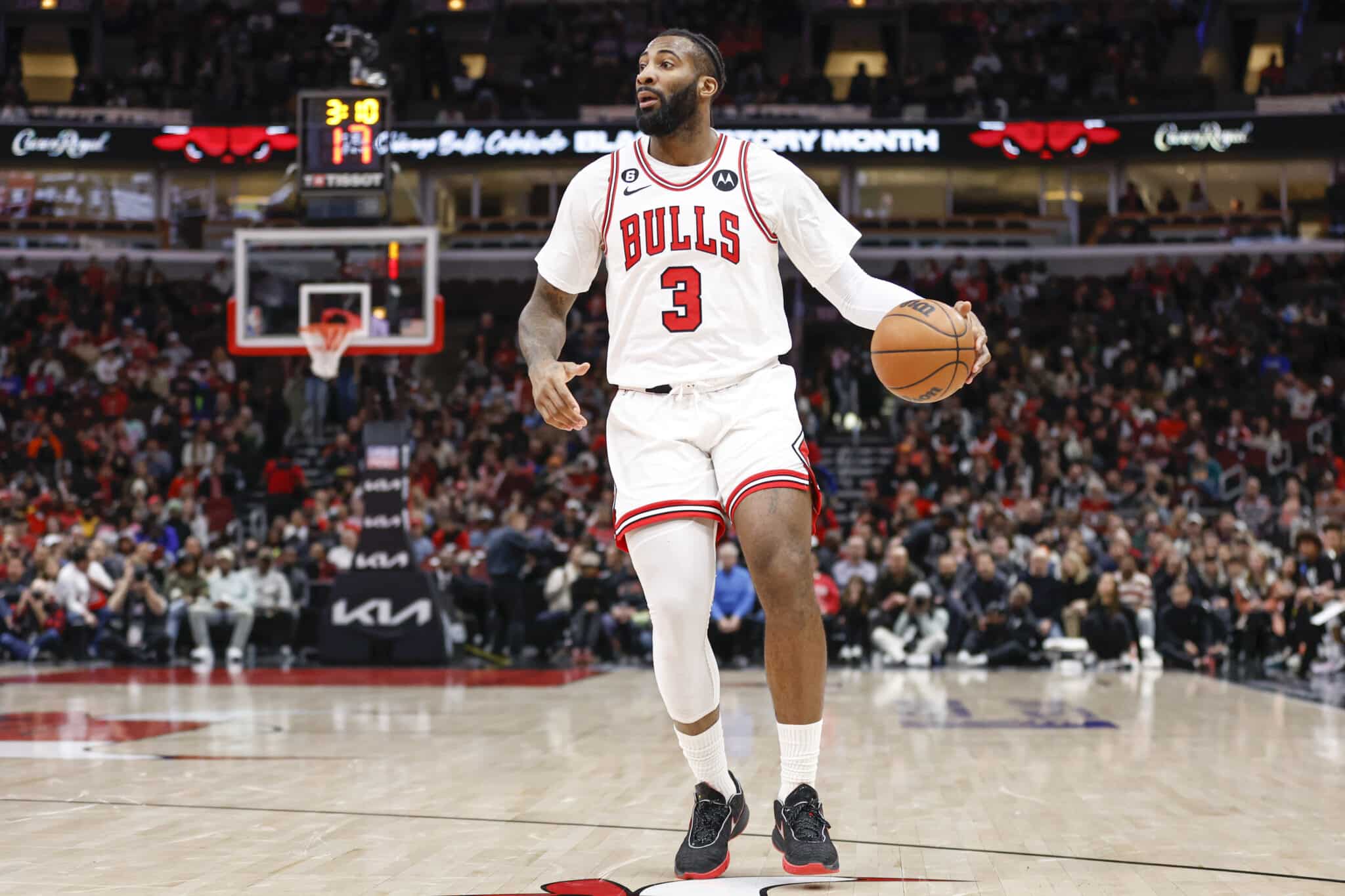 Andre Drummond, do Chicago Bulls. Foto: Kamil Krzaczynski / SUSA / Icon Sports