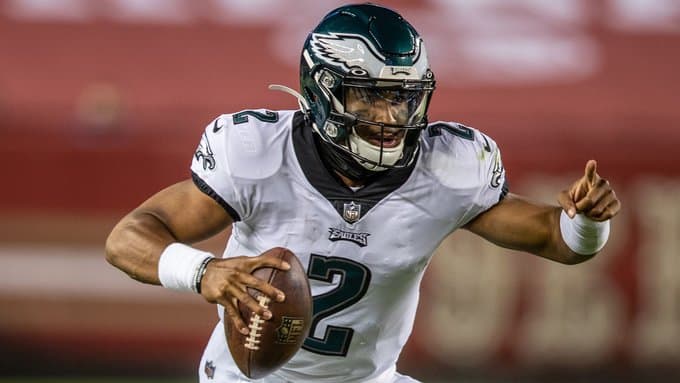 Jalen Hurts Eagles NFL. Foto: Reprodu&ccedil;&atilde;o/Twitter/@Eagles