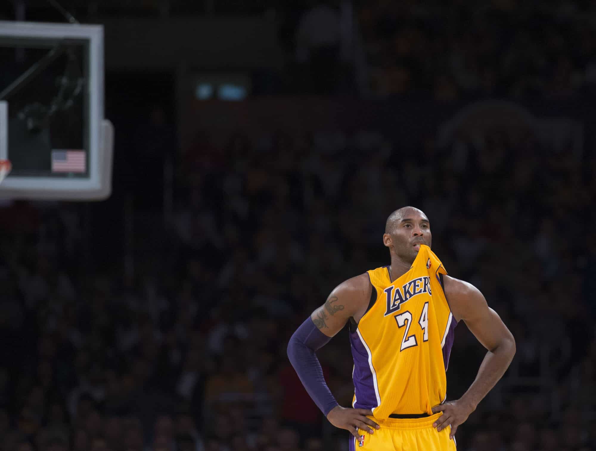 Kobe Bryant no Los Angeles Lakers. Cr&eacute;dito: Photoshot/Icon Sport