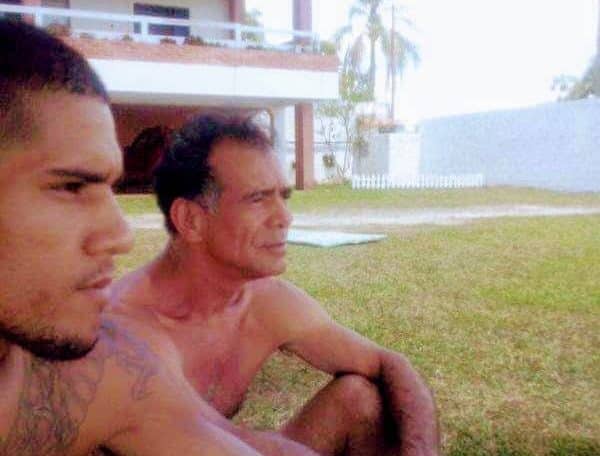 Alex Poatan e Belocqua Wera. Foto: Arquivo Pessoal