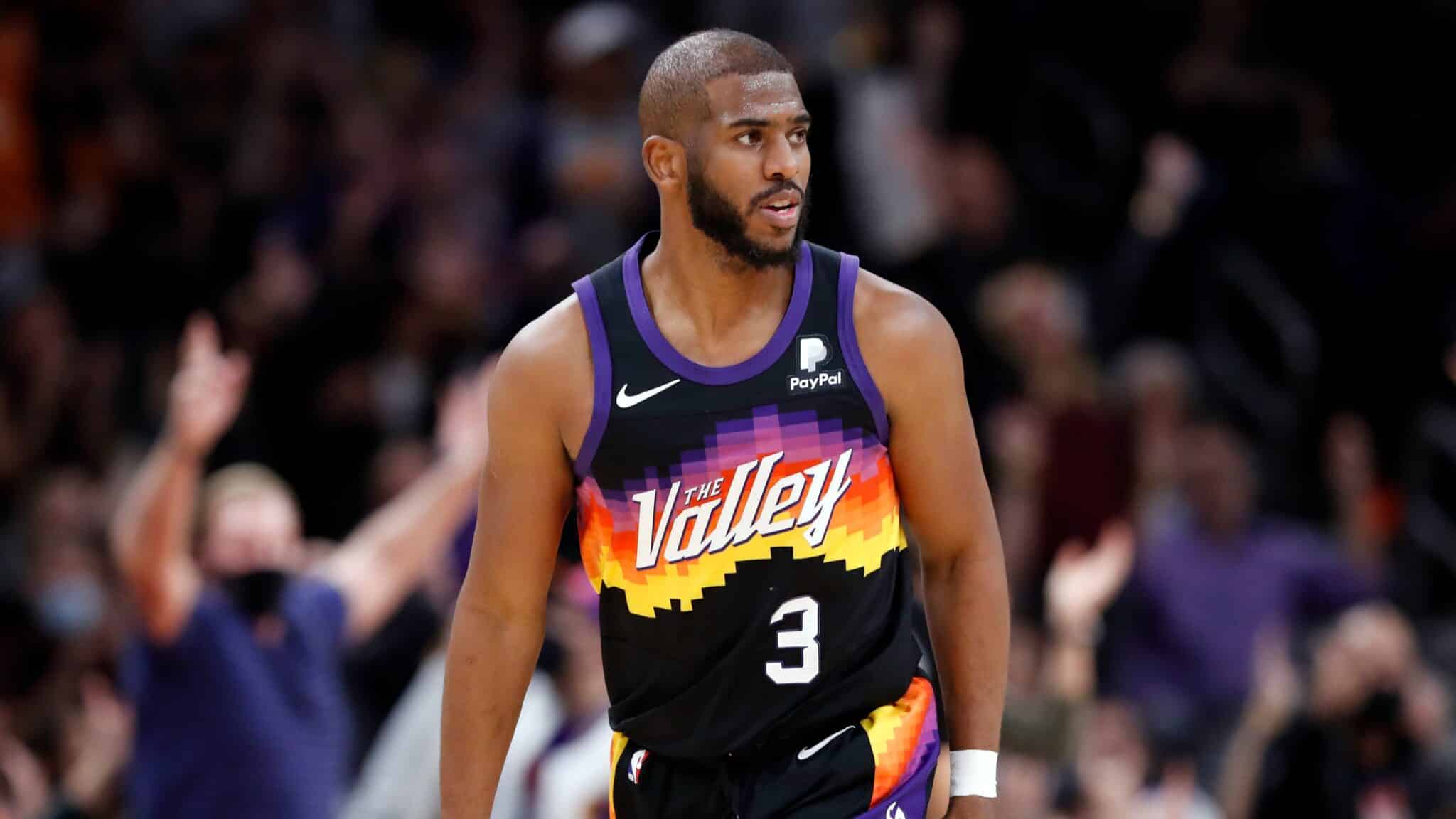 Chris Paul, do Phoenix Suns. Foto: Reprodu&ccedil;&atilde;o/Twitter @NBA