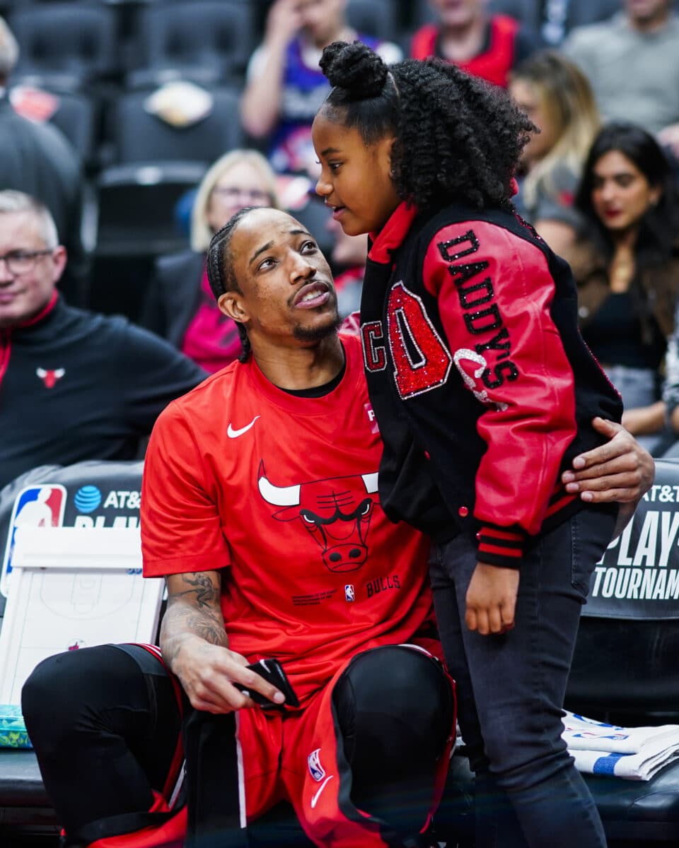 NBA: filha de DeRozan vira desfalque para os Bulls no play-in