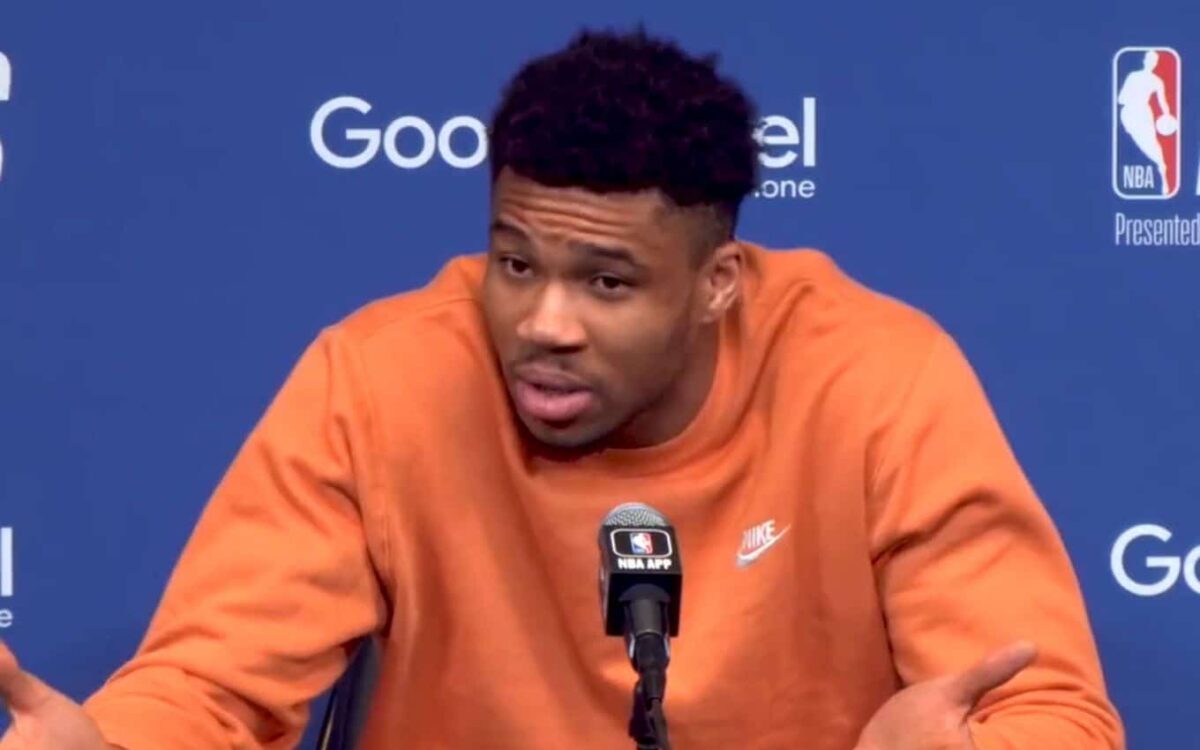 NBA: Giannis se irrita com jornalista e d&aacute; resposta afiada ap&oacute;s elimina&ccedil;&atilde;o
