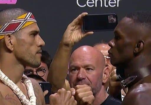 Poatan x Adesanya: encarada tem clima tenso antes de revanche no UFC 287