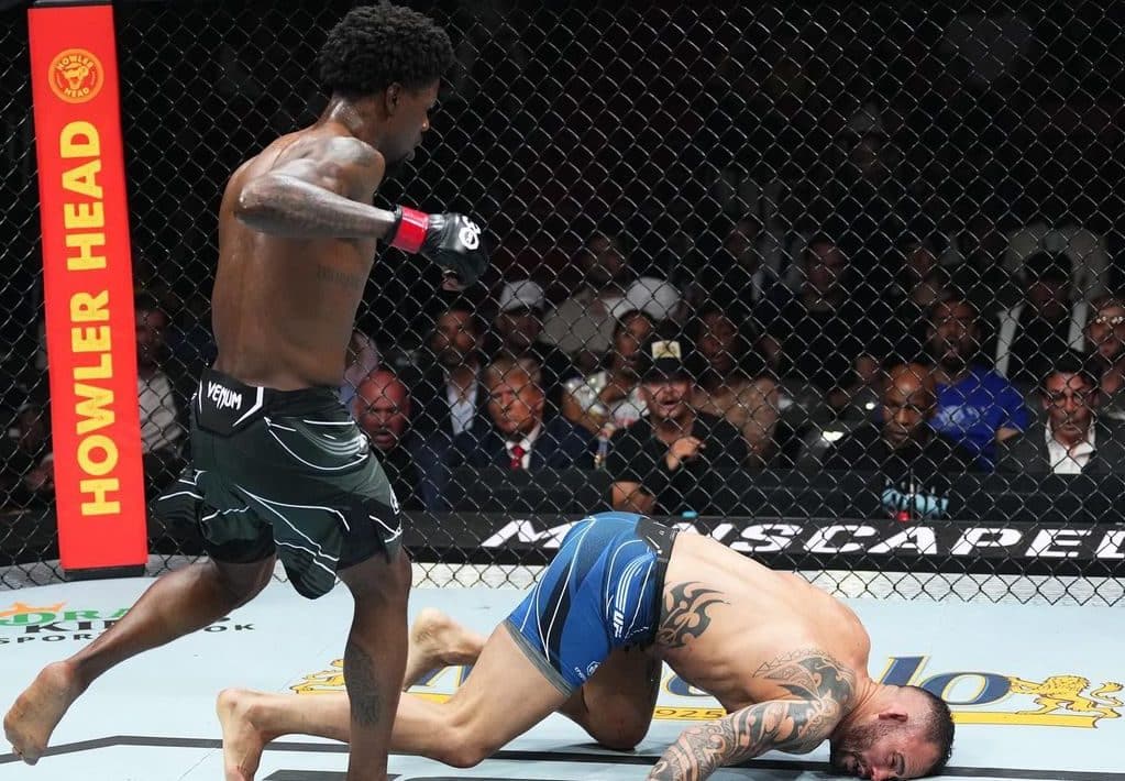 Kevin Holland x Santiago Ponzinibbio. Foto: Reprodu&ccedil;&atilde;o/Instagram/@ufc