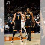 NBA: Booker Durant combinam para 72 pontos e freiam show de Jokic