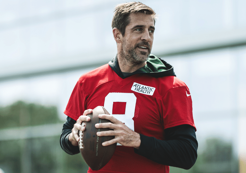 Aaron Rodgers &eacute; o novo quarterback dos Jets (Foto: Twitter/Divulga&ccedil;&atilde;o/NFL)