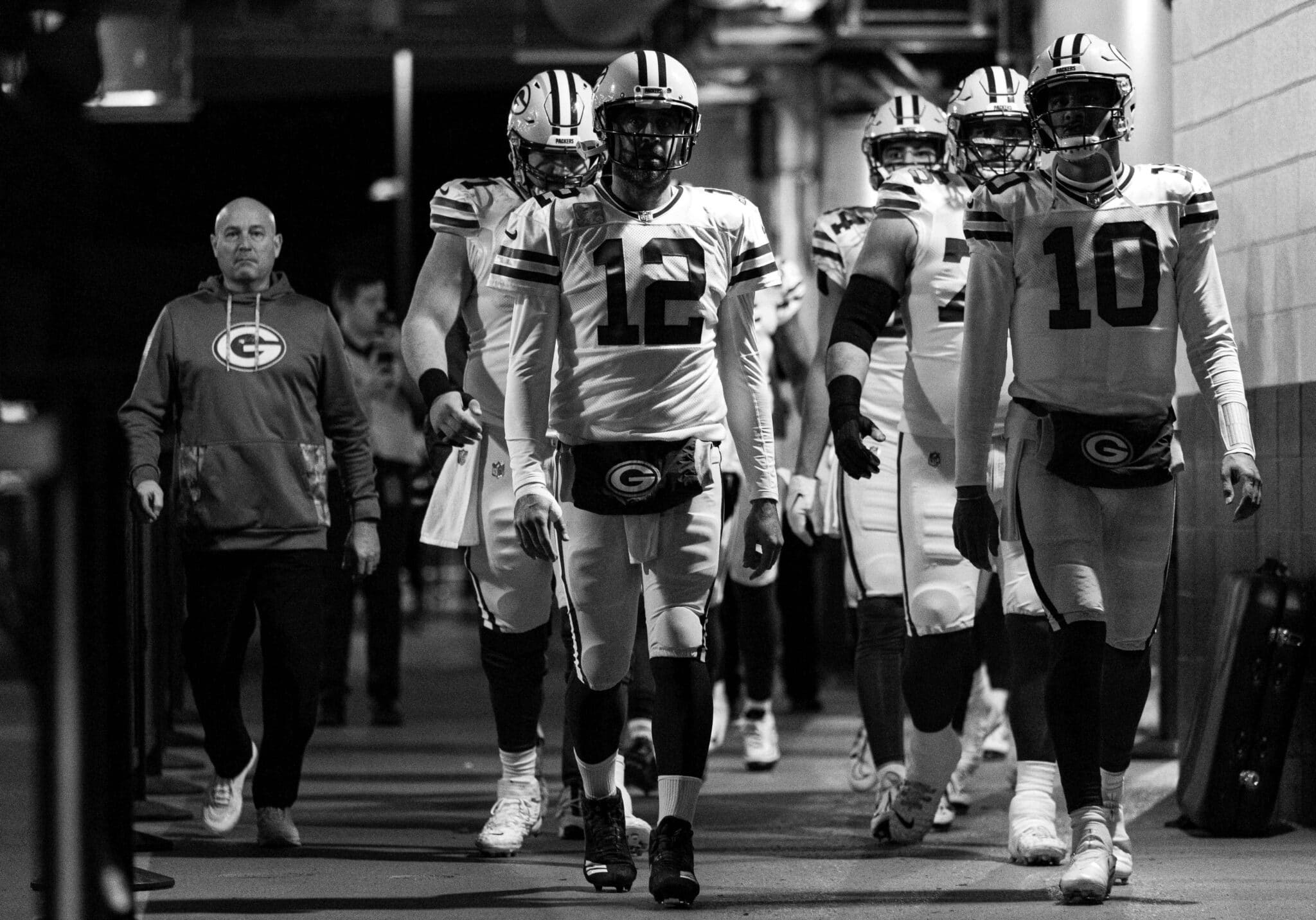 Aaron Rodgers e Jordan Love. Foto: Icon Sport