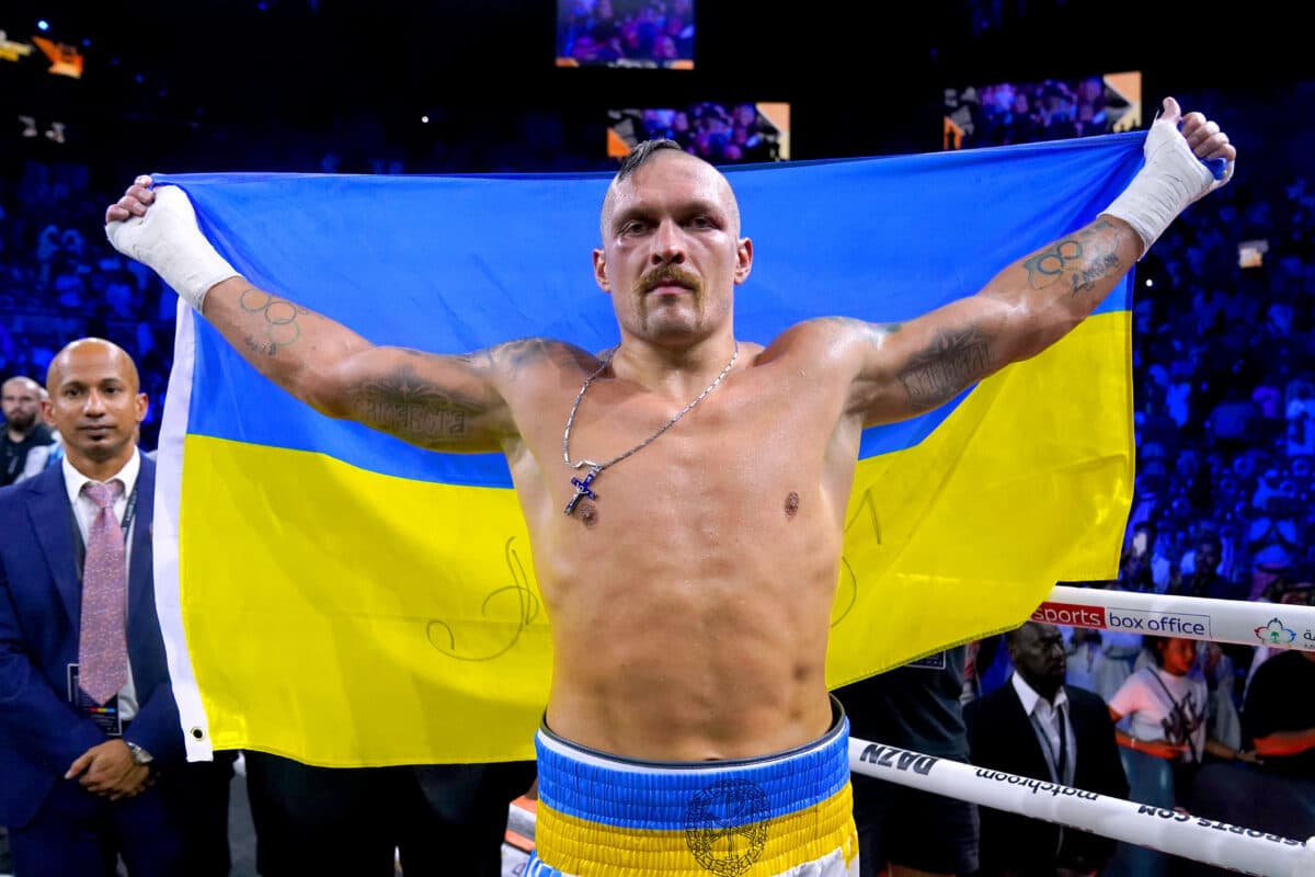 Campe&atilde;o dos pesados no boxe, Usyk provoca rival: &lsquo;Tem medo de perder&rsquo;