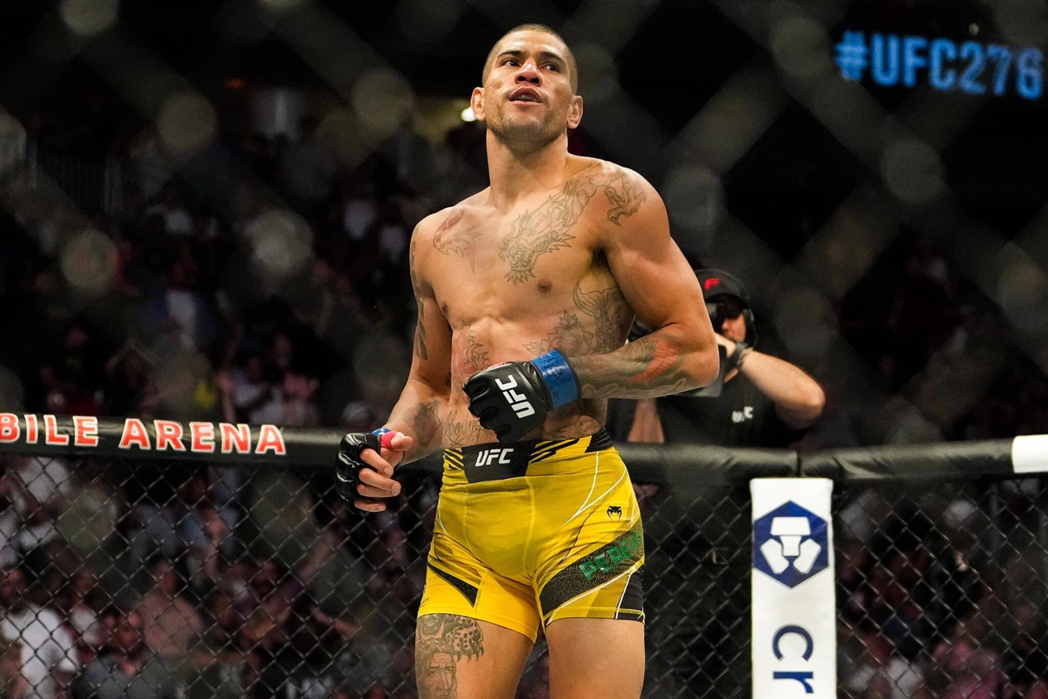 Alex Poatan disputa cintur&atilde;o dos meio-pesados no UFC 295 (foto: Icon Sport)