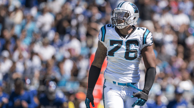 Greg Hady, Carolina Panthers, NFL. Foto: Reprodu&ccedil;&atilde;o/Twitter/@Panthers