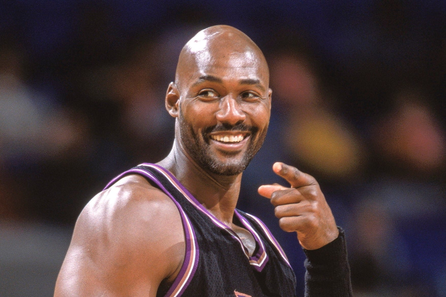 Karl Malone, Utah Jazz, NBA. Foto: Reprodu&ccedil;&atilde;o/Twitter/@NBA