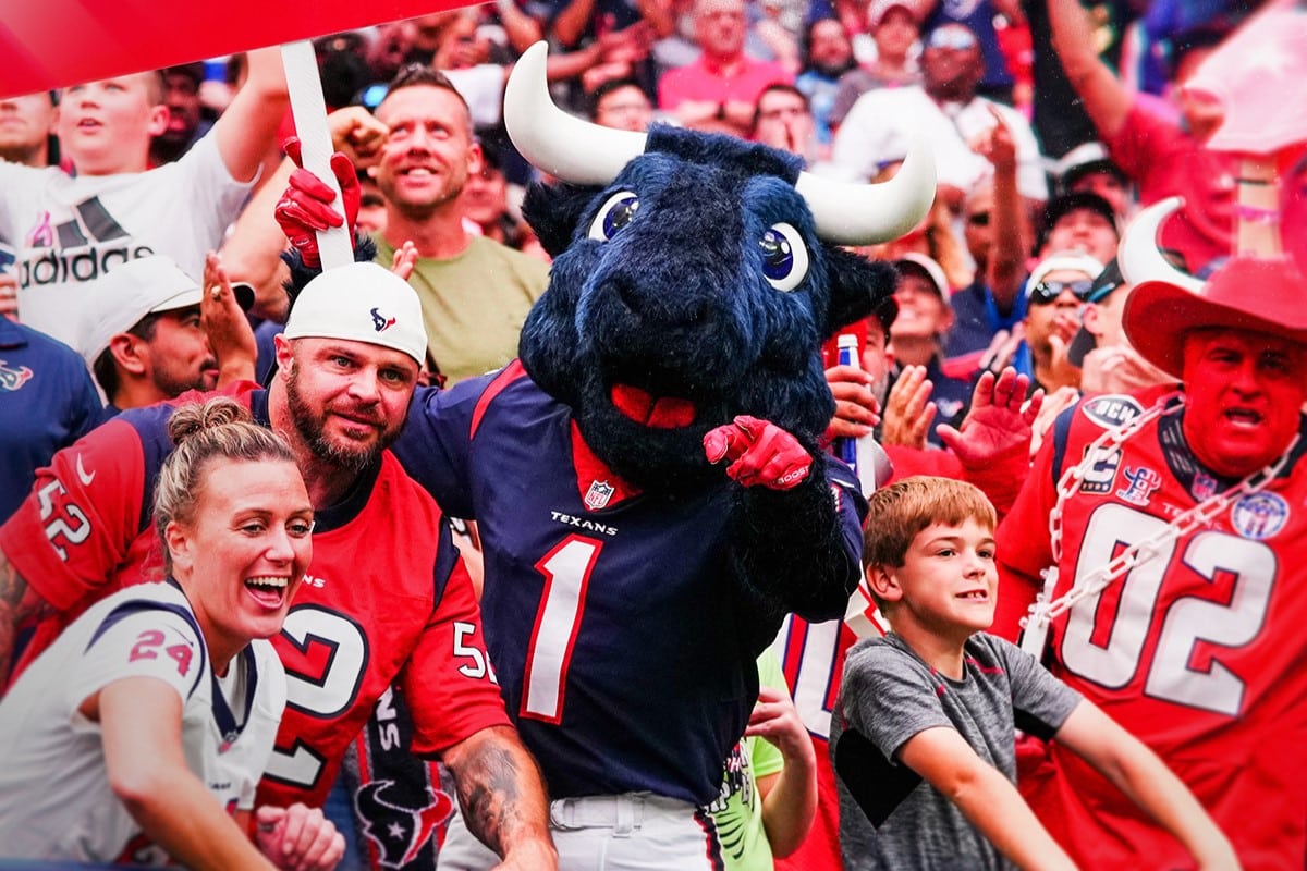 torcida Houston Texans, NFL. Foto: Reprodu&ccedil;&atilde;o/Twitter/@HoustonTexans