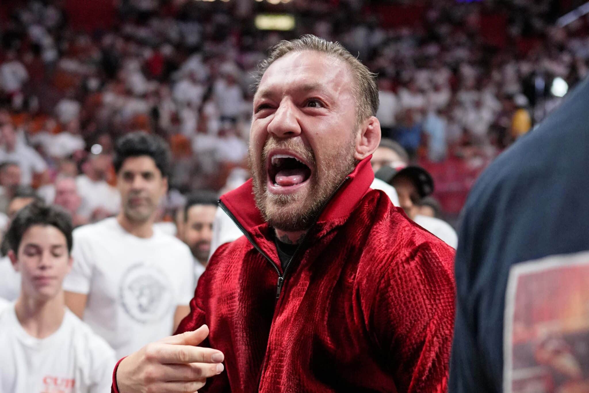 Conor McGregor, mascote Miami Heat, NBA Finals. Foto: Icon Sport