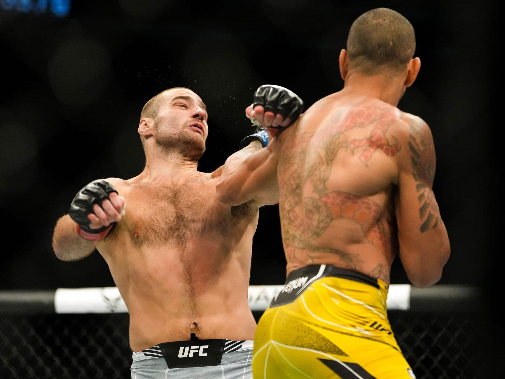 Alex Poatan x Sean Strickland. Foto: Icon Sport