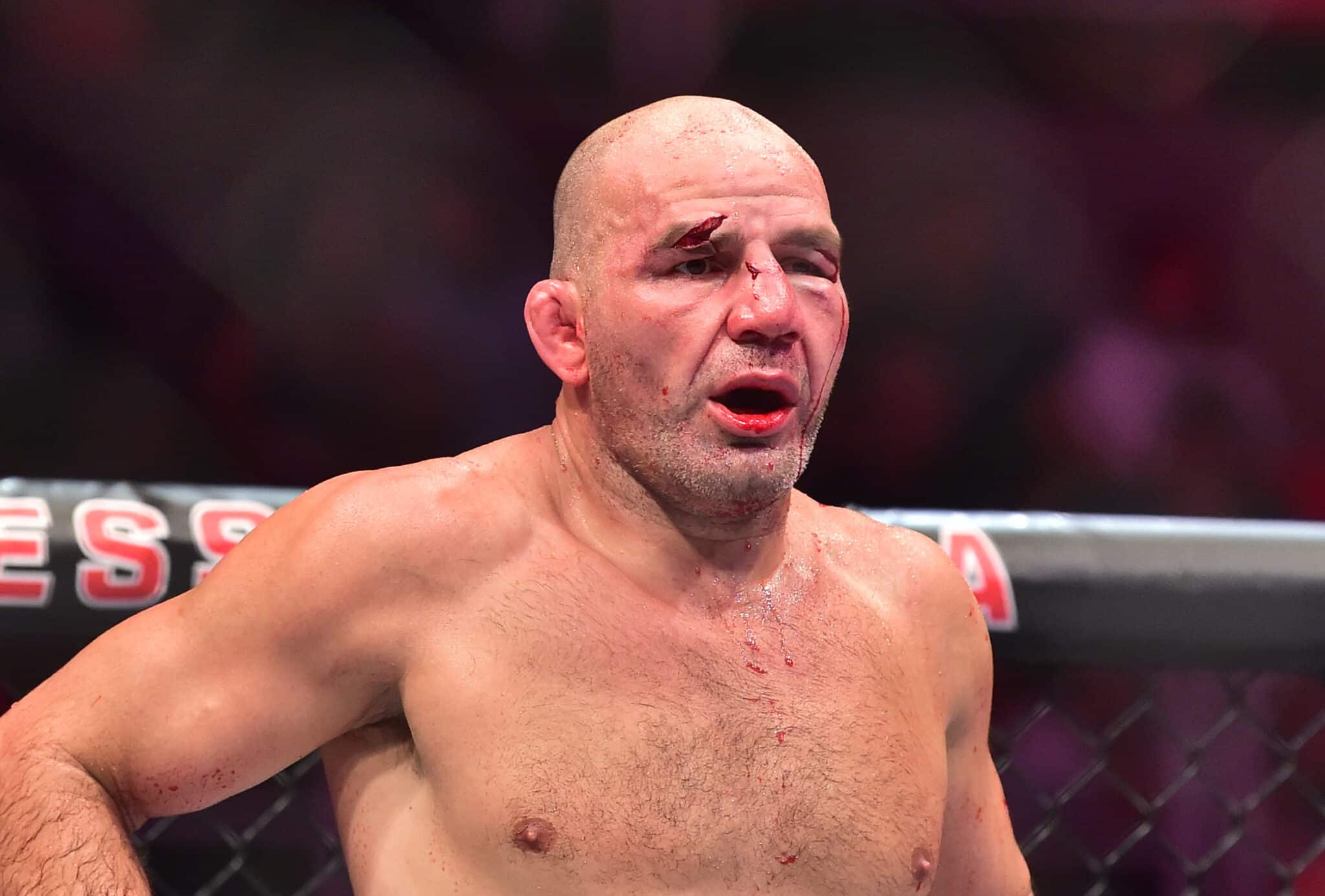 Glover Teixeira em sua &uacute;ltima luta. Foto: Icon Sport