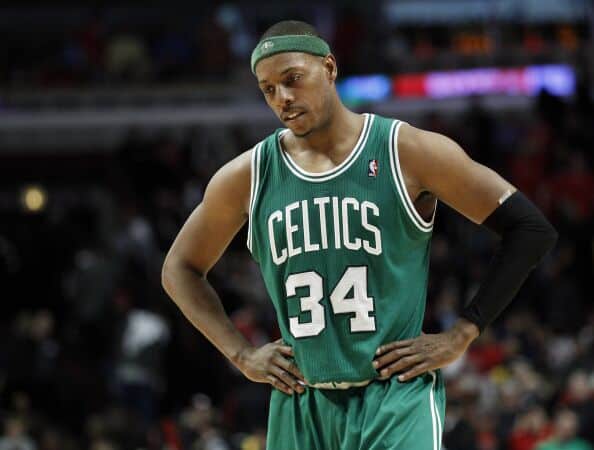 Paul Pierce em partida do Boston Celtics em 2012. (Cr&eacute;dito: Icon Sport)