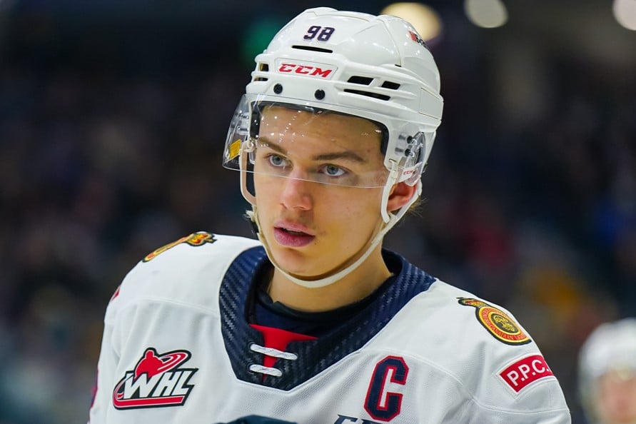 Connor Bedard, NHL. Foto: Reprodu&ccedil;&atilde;o/Twitter/@TheWHL