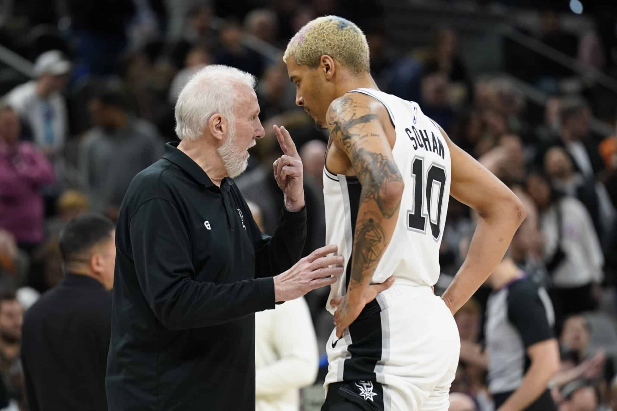 Gregg Popovich, Jeremy Socham, Spurs,