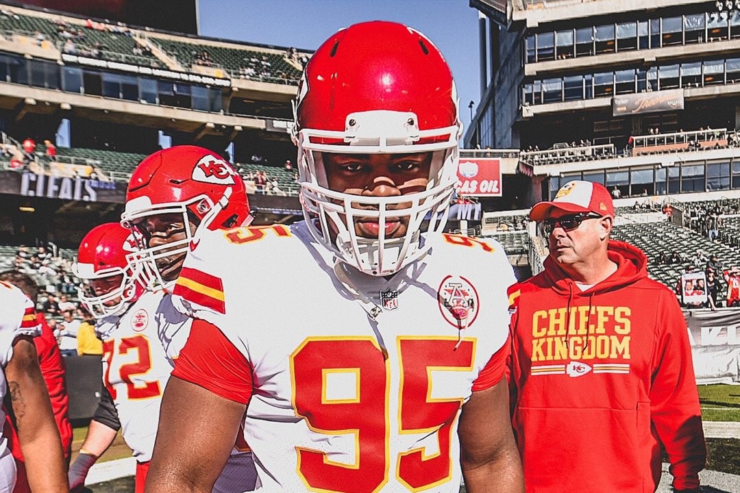 Chris Jones, Kansas City Chiefs, NFL. Foto: Reprodu&ccedil;&atilde;o/Twitter/@Chiefs