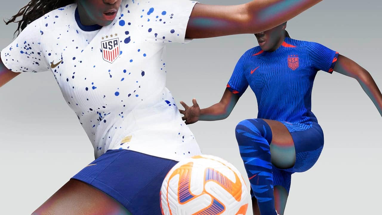 Uniformes 1 e 2 da sele&ccedil;&atilde;o dos Estados Unidos. Foto: Divulga&ccedil;&atilde;o/Nike