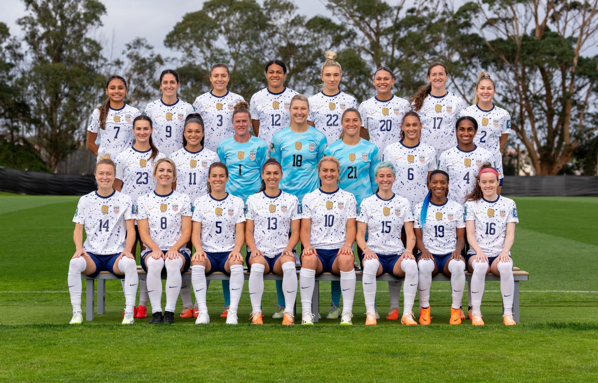Sele&ccedil;&atilde;o Estados Unidos Copa do Mundo feminina. Foto: Reprodu&ccedil;&atilde;o/Twitter/@USWNT