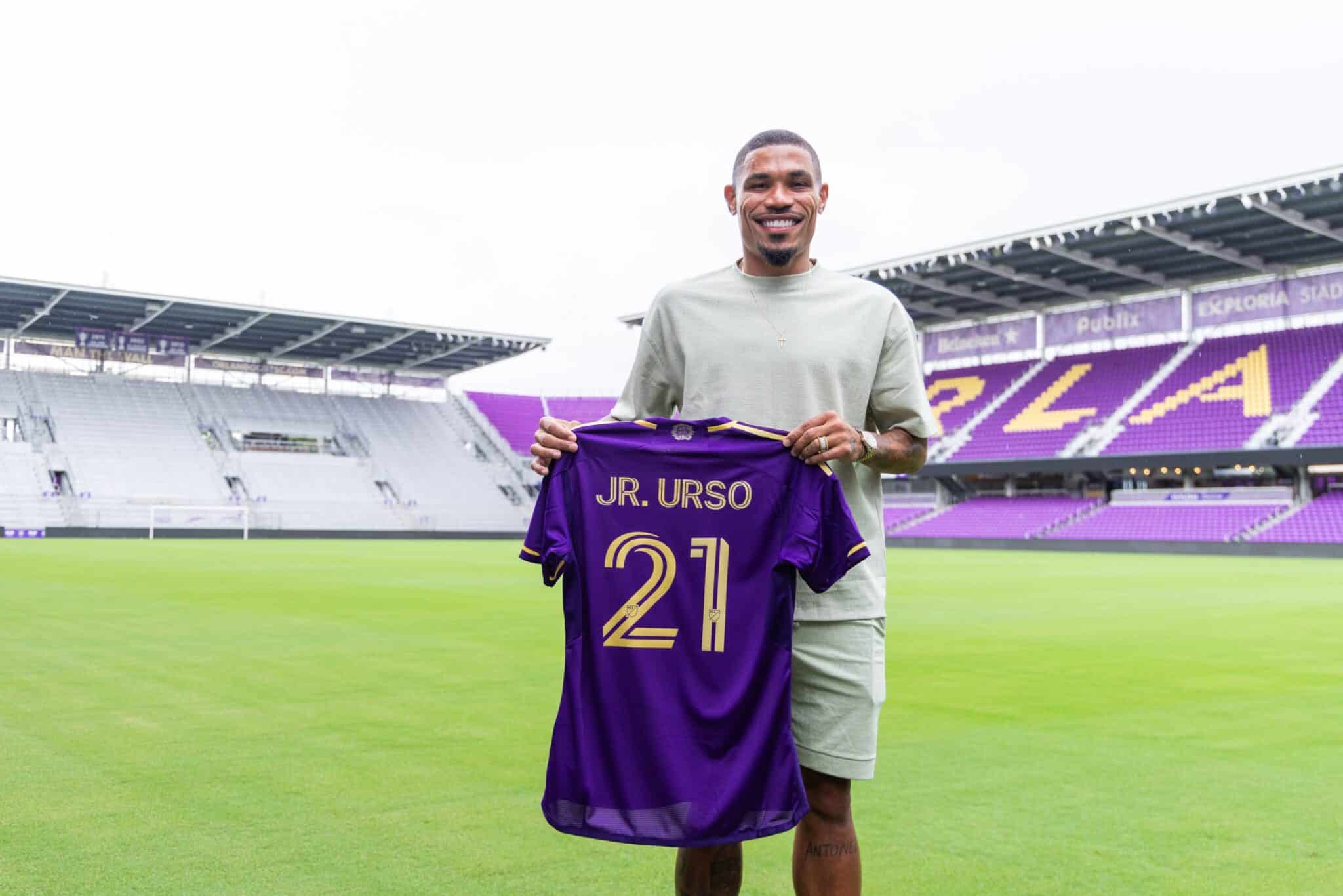 J&uacute;nior Urso, Orlando City, MLS. Foto: Reprodu&ccedil;&atilde;o/Twitter/@OrlandoCitySC