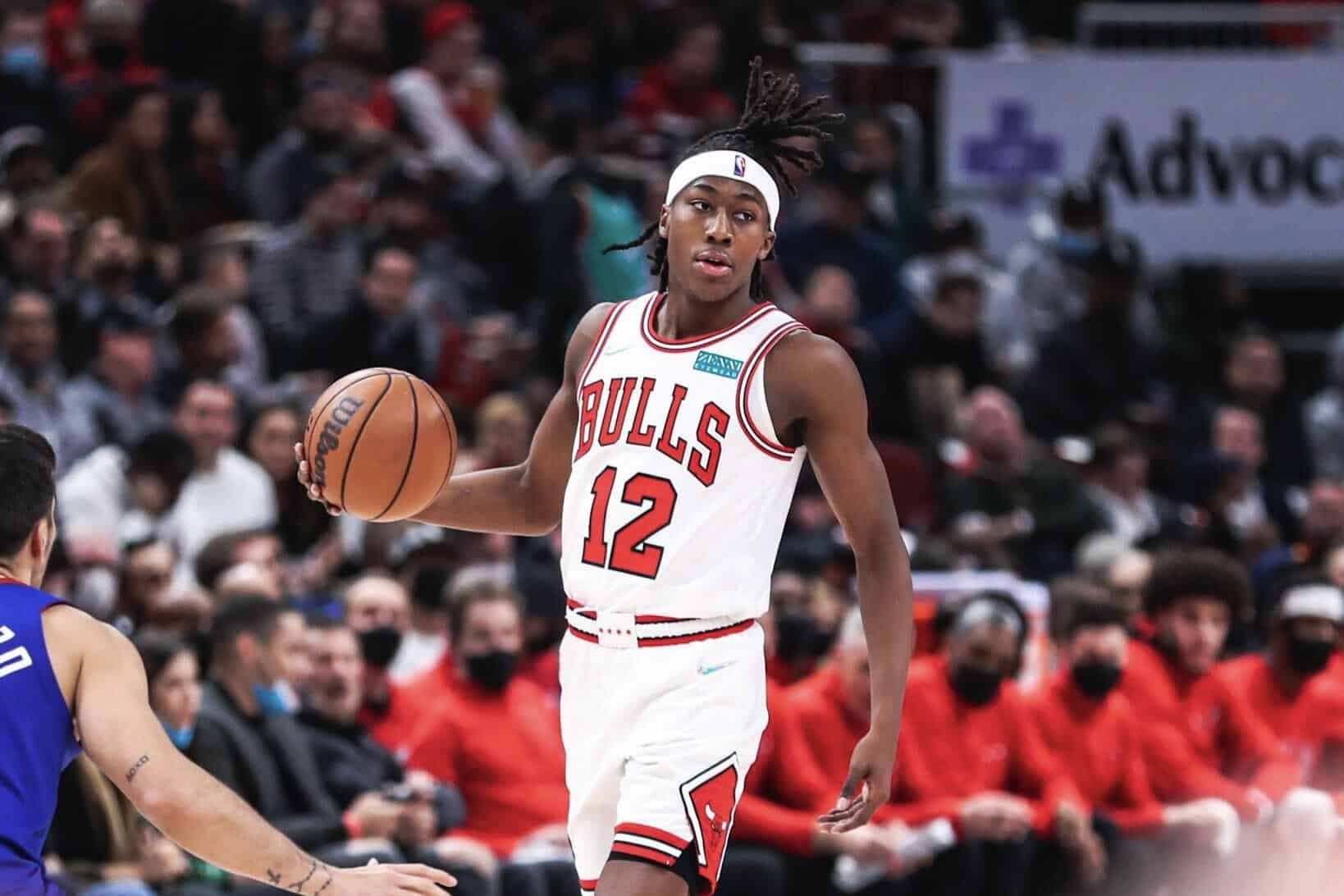 Ayo Dosunmu, Chicago Bulls, NBA. Foto: Reprodu&ccedil;&atilde;o/Twitter/@ChicagoBulls