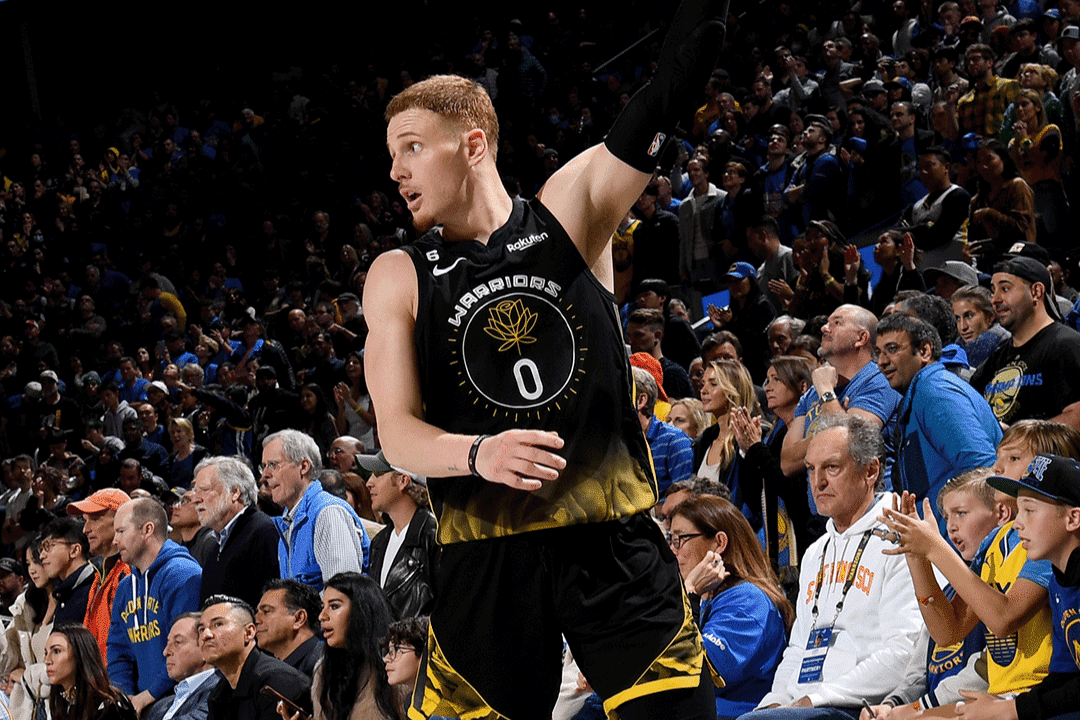 Donte DiVincenzo, Warriors, NBA. Foto: Reprodu&ccedil;&atilde;o/Twitter/@Warriors