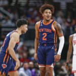 De f&eacute;rias no Brasil, armador dos Knicks assiste Flamengo x Fluminense