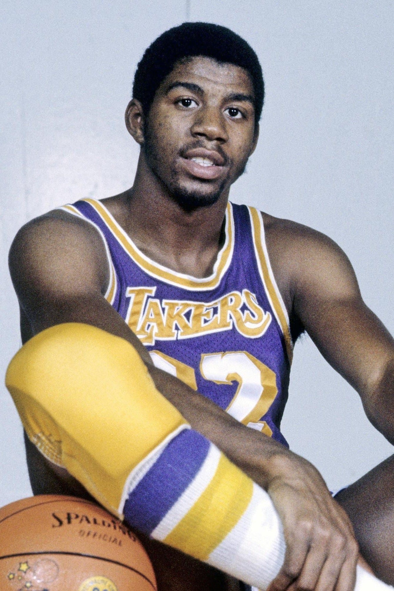 Magic Johnson brilhou em seu primeiro ano na NBA. Foto: Icon Sport