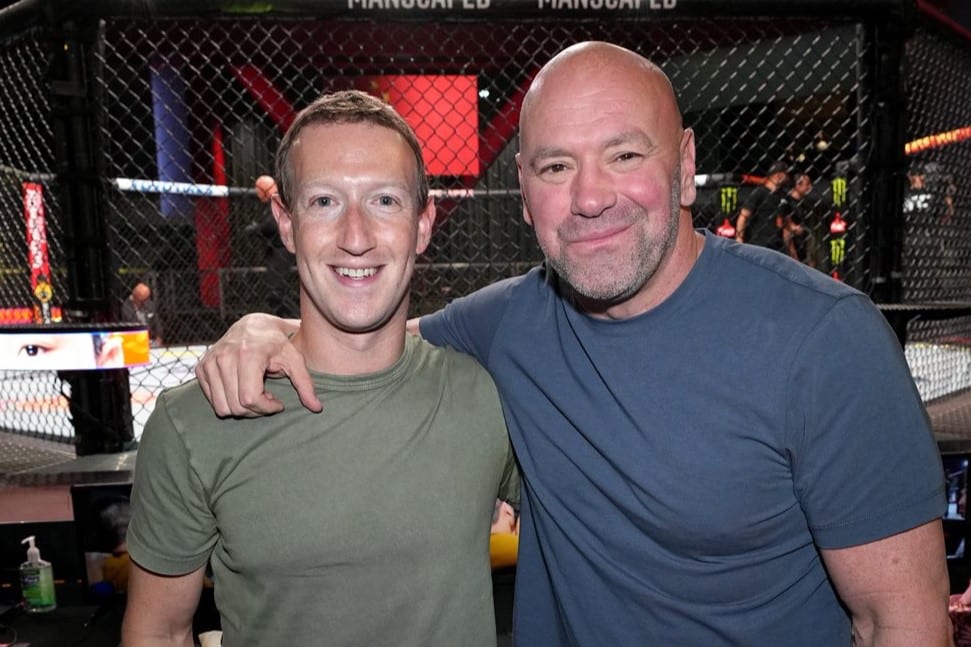 Mark Zuckerberg treina com campe&otilde;es do UFC para luta contra Elon Musk
