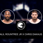 Khalil Rountree Jr x Chris Dakaus &ndash; palpite, odds e progn&oacute;stico &ndash; UFC Fight Night &ndash; 12/8/2023