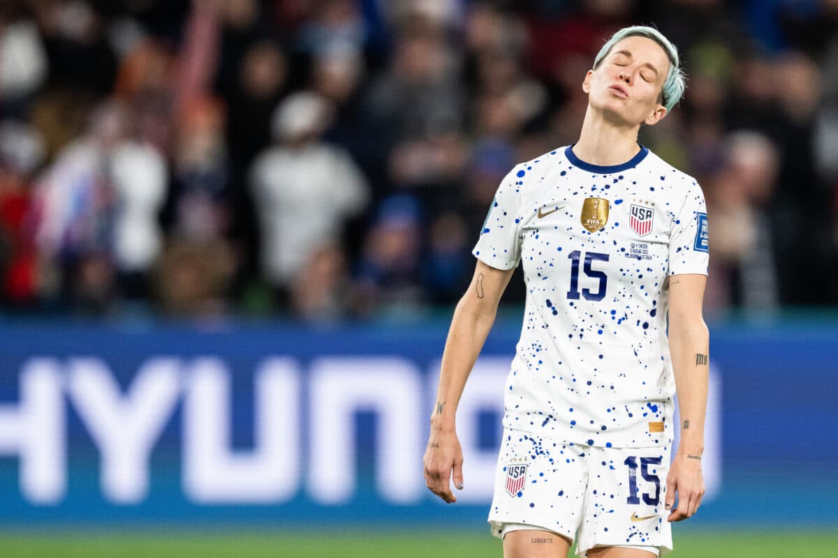 Megan Rapinoe encerra 6&ordf; e &uacute;ltima Copa sem recorde e com p&ecirc;nalti perdido