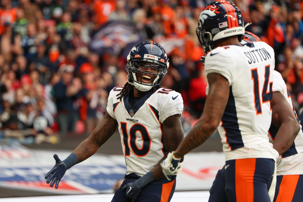 NFL: Wide Reciever do Denver Broncos &eacute; d&uacute;vida para o jogo contra Las Vegas Raiders