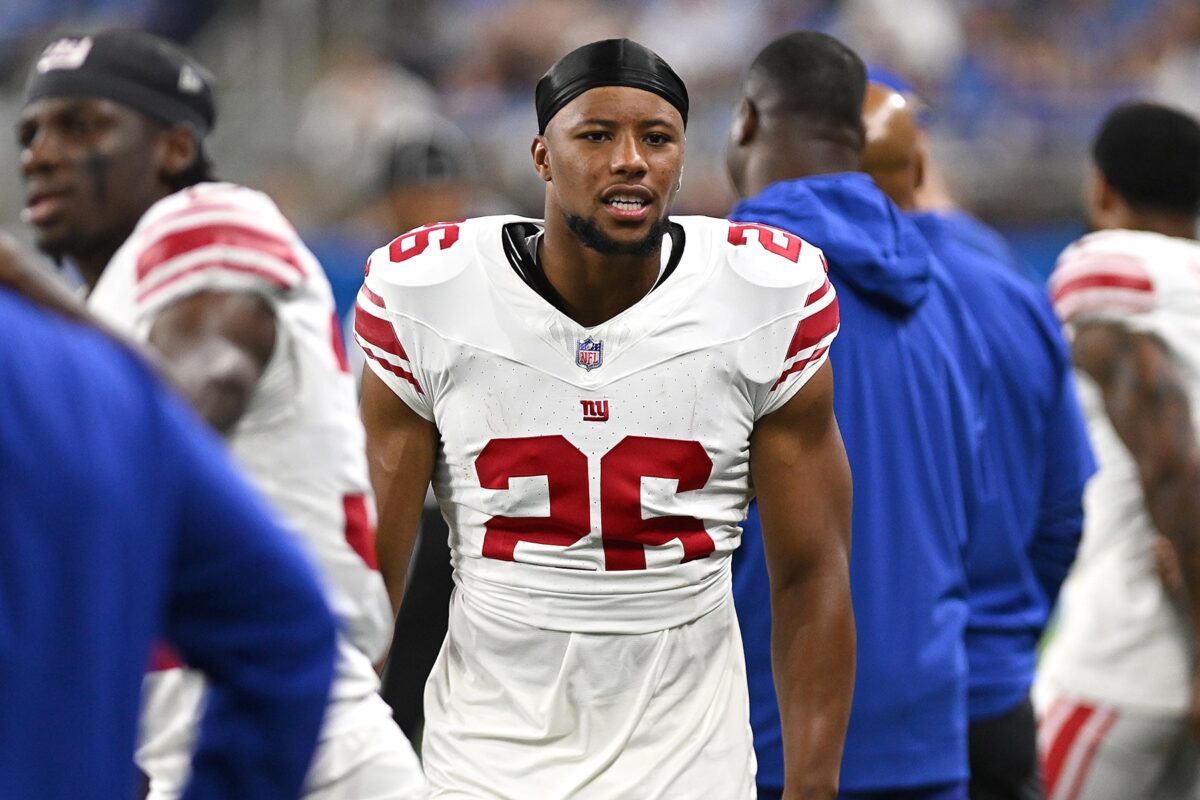 NFL: Principal arma ofensiva do New York Giants, Barkley &eacute; desfalque para o TNF