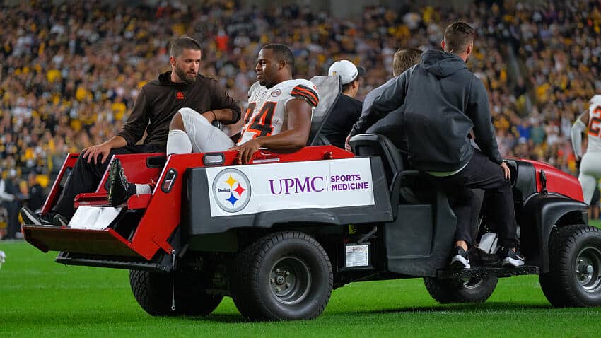 NFL: Nick Chubb ser&aacute; submetido a cirurgia ap&oacute;s grave les&atilde;o e est&aacute; fora da temporada
