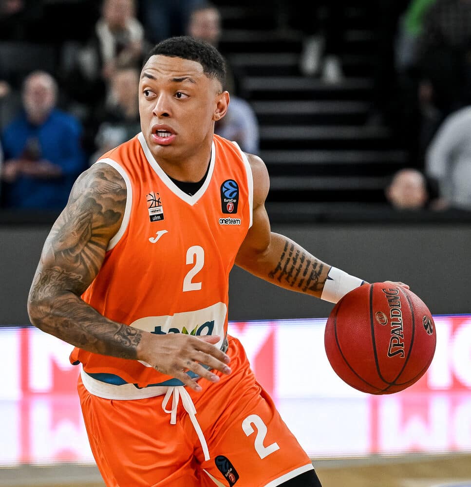 Yago dos Santos no Ratiopharm Ulm. Foto: Icon sport