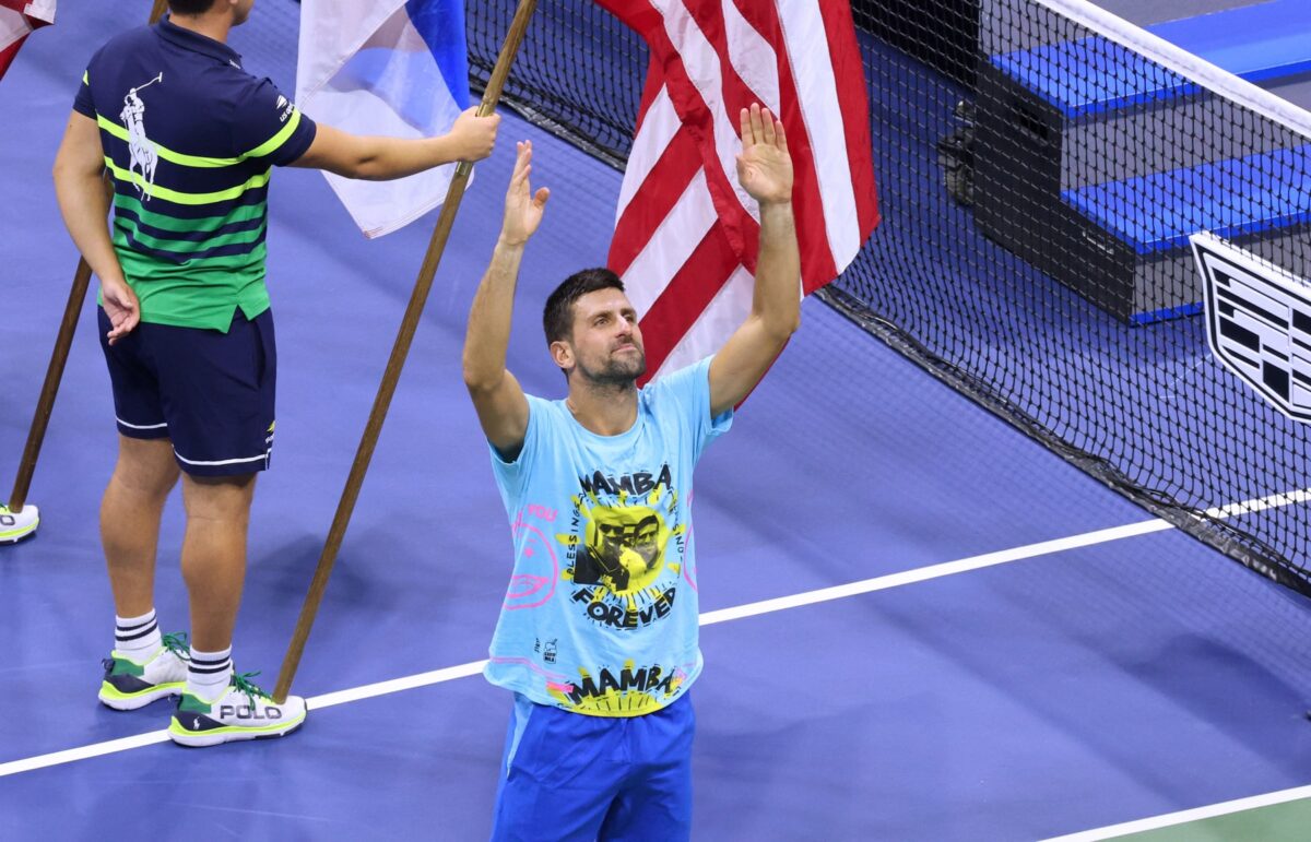 Ap&oacute;s conquistar US Open, Djokovic presta homenagem a Kobe Bryant
