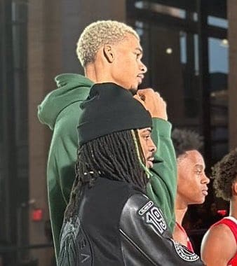 Ja Morant e Victor Wembanyama em evento da Nike. Foto: Divulga&ccedil;&atilde;o/Nike