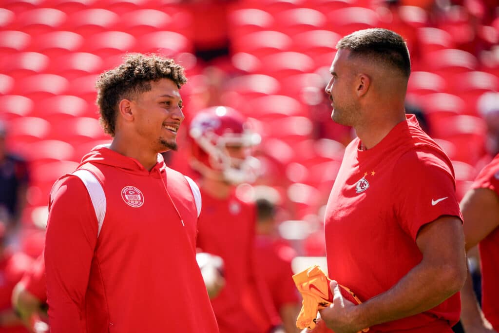 NFL na F1: Patrick Mahomes e Travis Kelce viram investidores em equipe da F&oacute;rmula 1