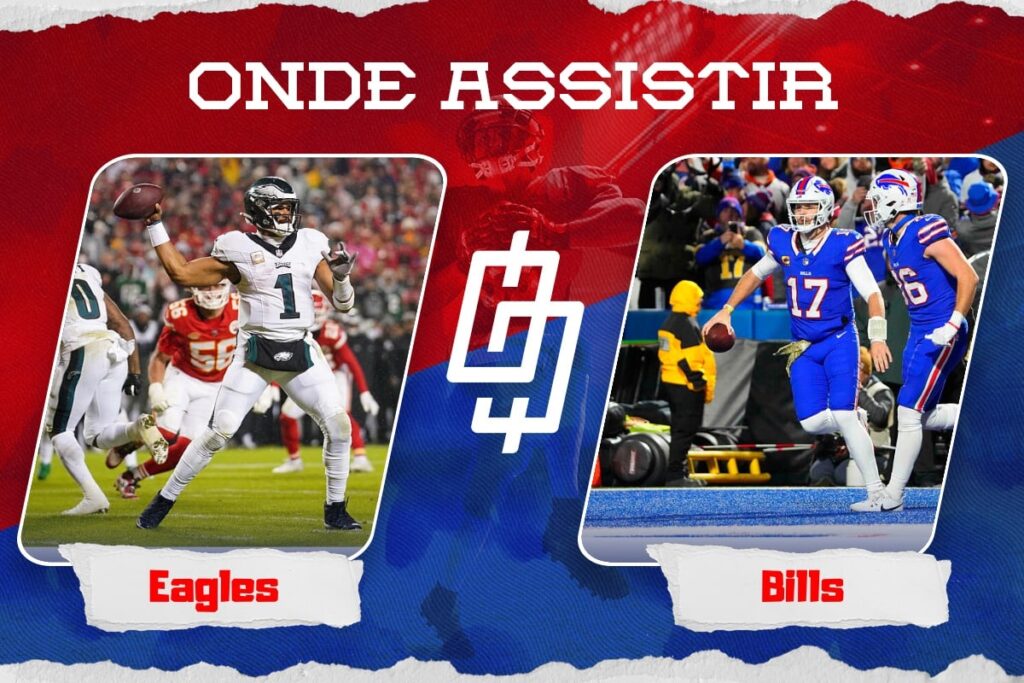 Philadelphia Eagles x Buffalo Bills &ndash; Onde assistir e hor&aacute;rio &ndash; Semana 12 NFL &ndash; 26/11/2023