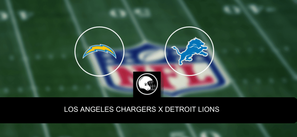 Los Angeles Chargers x Detroit Lions &ndash; Onde assistir, hor&aacute;rio e palpites &ndash; Semana 10 NFL &ndash; 12/11/2023&nbsp;