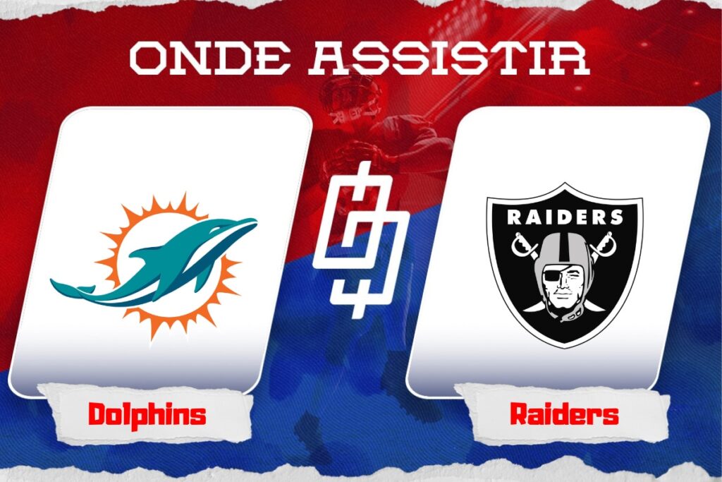 Miami Dolphins x Las Vegas Raiders – Onde assistir, palpites e horário – Semana 11 NFL – 19/11/2023